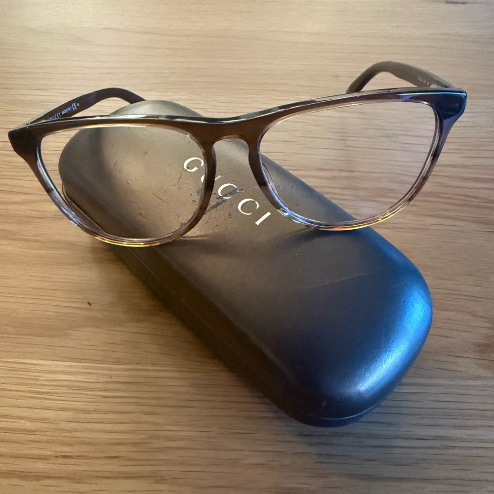 Gucci Tortoise Shell Eyeglasses